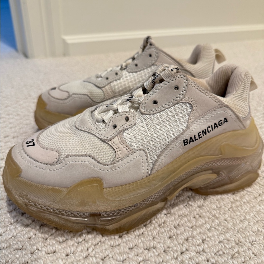 Balenciaga Triple S Clear Sole Sneakers